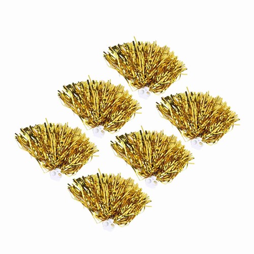 Gold cheer pom - pom, ring