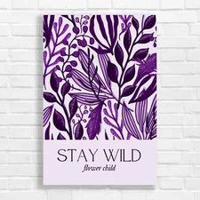 Vibrant Botanical Purple