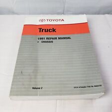 OEM 1991 TOYOTA PICKUP TRUCK Service Shop Repair Manual Vol. 2,3