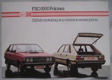 October 1983 FSO 1300 & 1500
