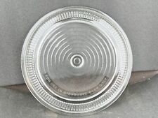 VINTAGE ROUND GLASS MICROWAVE PLATE 11" DIAMETER
