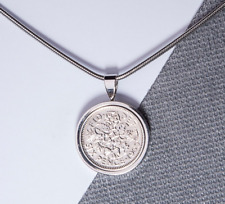 1965 60th Birthday Lucky Sixpence 6d Coin Pendant - Choose the Metal Colour