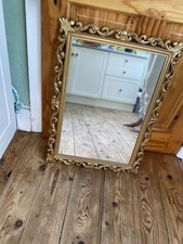 Vintage Ornate Gold Framed Mirror 62x 45cm