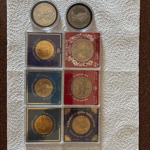 Lot commemorative medallions - 8,
