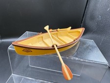 Sylvanian Families Maple Grove Canoe / Kayak / Boat With 2 Oars Toy Accessory