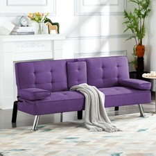 65.3" Modern Futon Sleeper