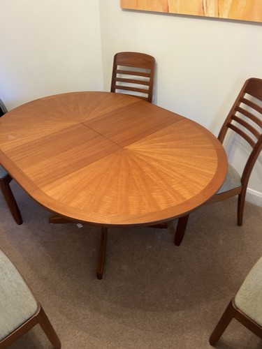 Round dining table - dining, 6