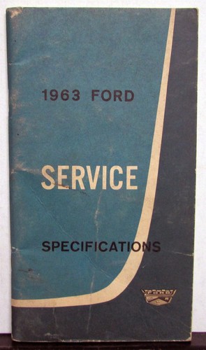 1963 ford service - ford,