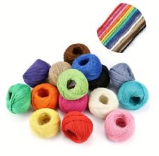 3 Ply 5m-20m Coloured Jute