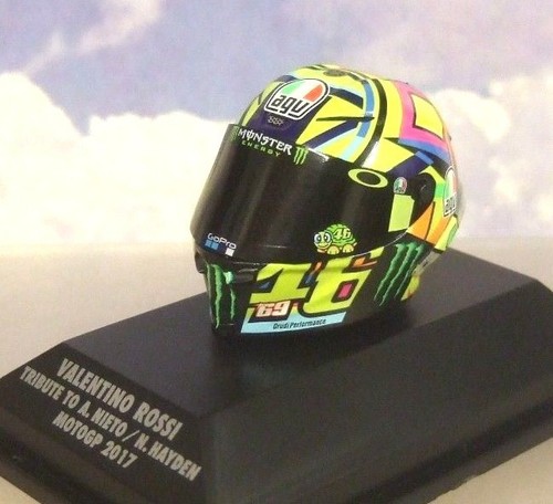 Minichamps agv helmet - 1/8,