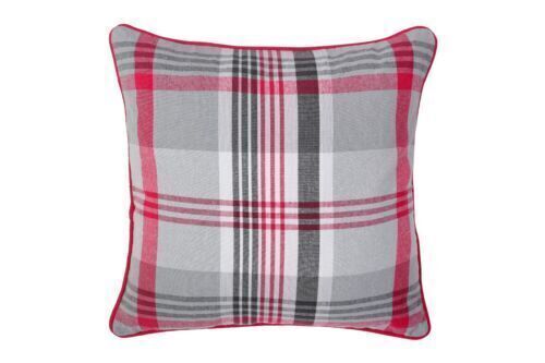 Luxury tartan check cushion - luxury,