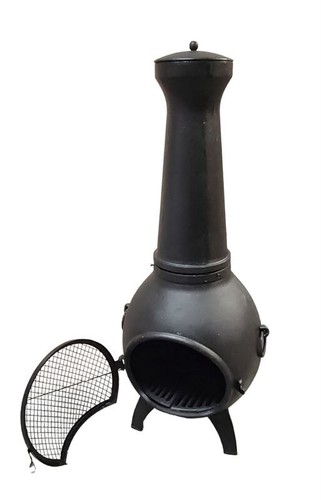 Cast iron chiminea garden - cast,