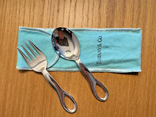 Tiffany & Co. Elsa Peretti Padova Fork And Spoon Set, 925 Sterling.