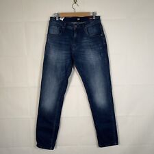 Police Jeans Mens Blue W32 L32  Straight Cassady Denim