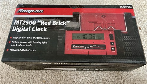 Snap red brick alarm clock - snap,