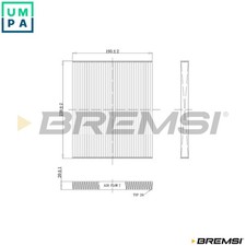 FILTER CABIN AIR FC0451C FOR HYUNDAI KIA SPORTAGE/IV/III NIRO D4FD 1.7L 4cyl