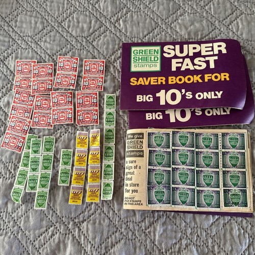 Vintage shopping stamps - vintage,