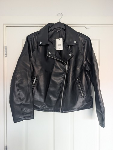 Bonmarche black faux - , leather