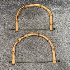 Vintage Bamboo Bag Handles Crafting
