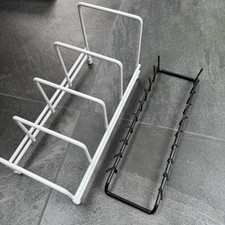 Vintage Retro Coated Metal Wire White Rack /Kitchen/plus Ikea plates rack