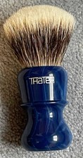 Thater 4670-5 blue 2-band badger shaving brush