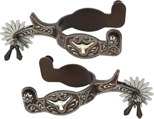 Western cowboy spurs pair - 1,