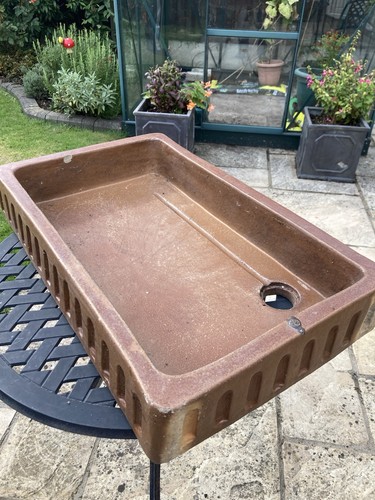 Vintage brown salt glazed - vintage,