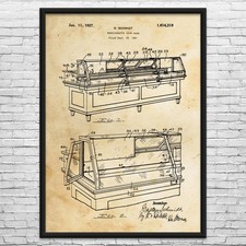 Deli Refrigerator Patent Wall