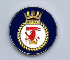 HMS Iron Duke Royal Navy Lapel Pin Badge