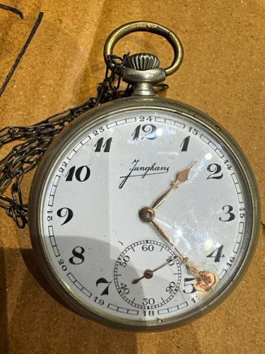 Junghans silver full - silver, hunter