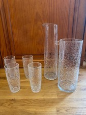 Vintage crackle glass