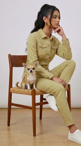 Women camel denim cotton - women's,