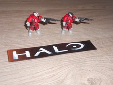 HALO Spartan Gungnir x 2, with diff helmet designs-Mega Bloks Joblot Halo Bundle