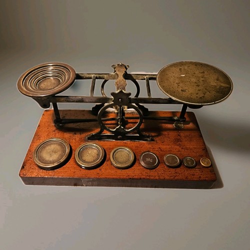 Vintage brass scales - vintage, mordan
