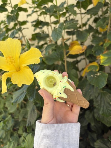 Lemon ice cream silicone - cream,