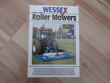 Wessex Roller Mower RM18 & RM24 Brochure c/w dealer stamp