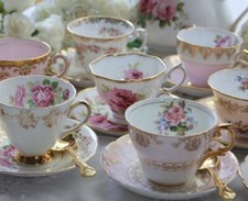 Mismatched Vintage Teacups &