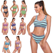 Ladies Striped Underwear Set