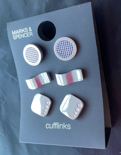 Marks spencer 3 cuff links - &,