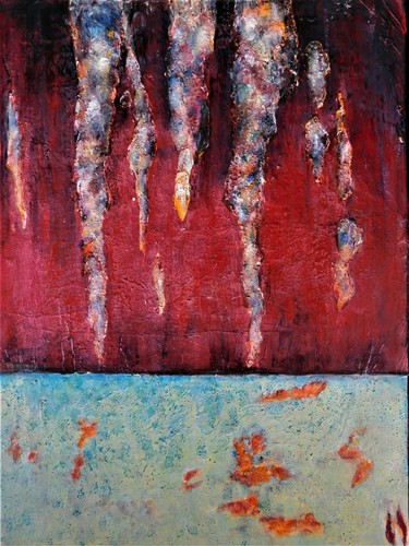 Original abstract mixed media