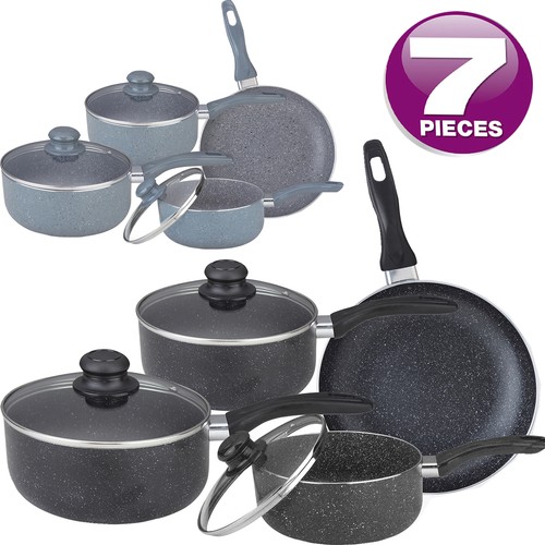 7pc marble coated aluminium - 7pc,