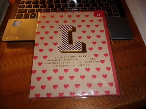 Vintage valentine card - vintage, my