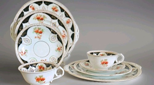 Melba ware teaset trios imari - trios,