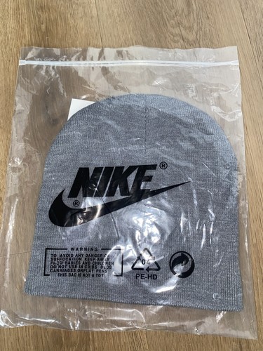 Brand new grey nike beanie - new,