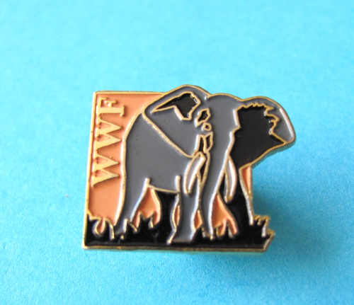 Vintage wwf elephant pin - wwf,