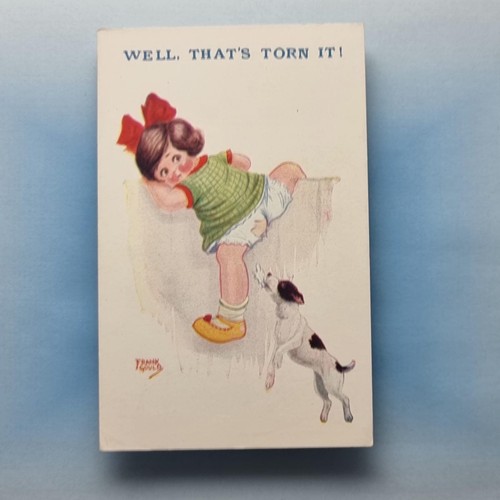 Comic postcard c1930 child - comic,