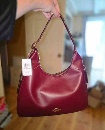 Coach burgundy crescent - burgundy,