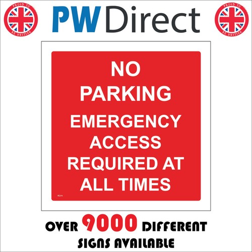 Sign parking emergency - parking,