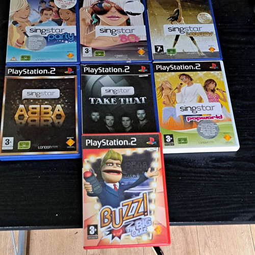 Singstar ps2 game - singstar, lot