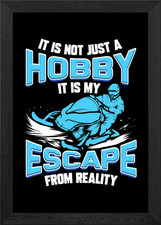 Snowmobile Winter Sled Framed